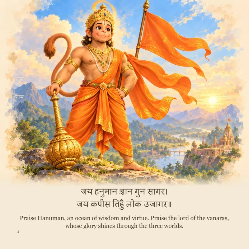 Hanuman Chalisa, inside page 2
